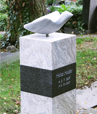Unsere Grabmale - Die weiße Taube